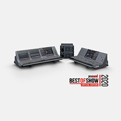 RIVAGE PM5和PM3数字混音系统，实力斩获IBC 2020 Best of Show大奖